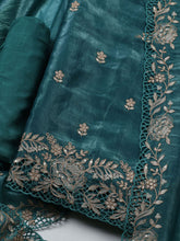 Embroidered Tissue Unstitched Suit With Dupatta